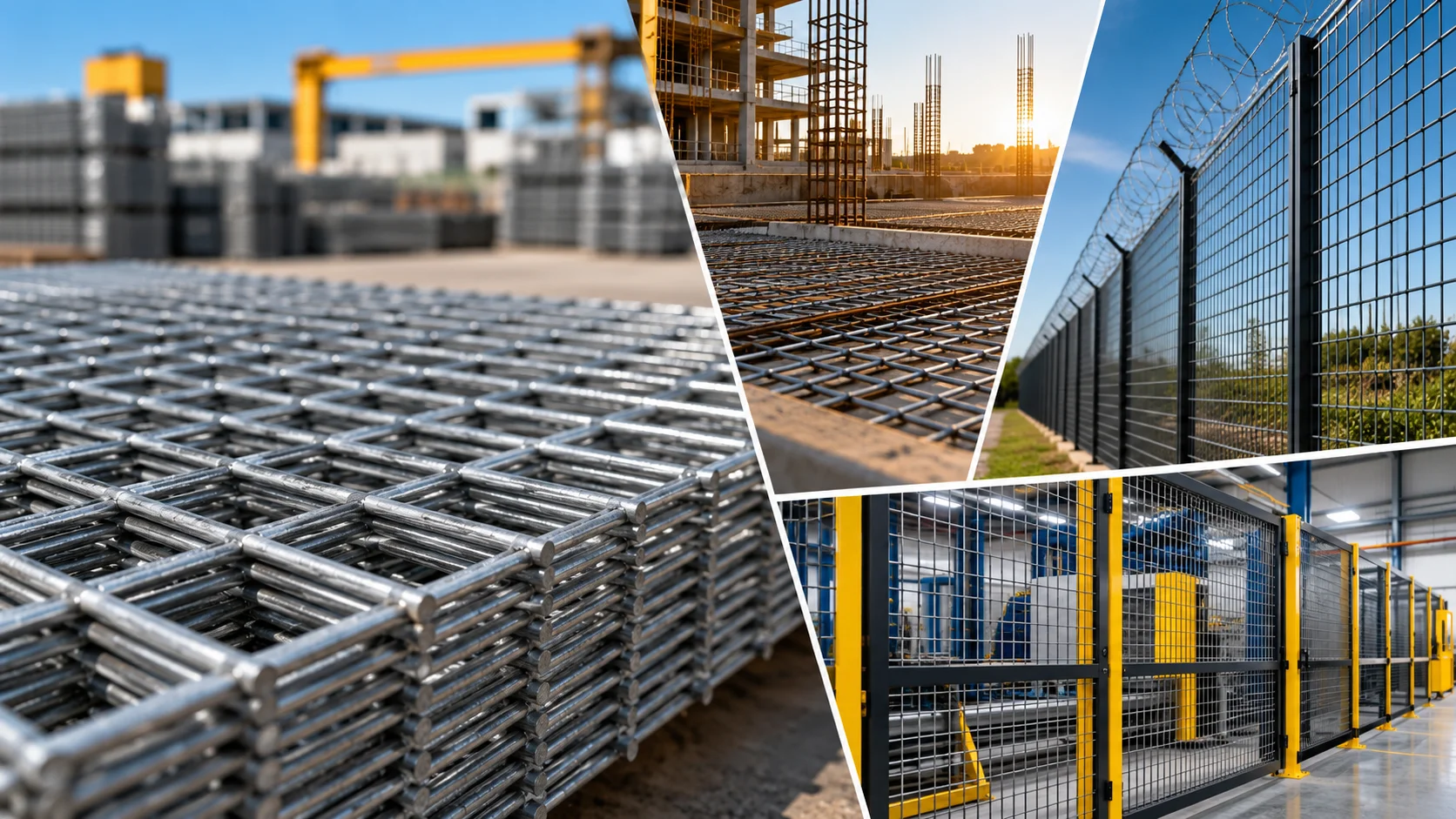 Welded Mesh Applications in Construction, Security and Industrial Projects